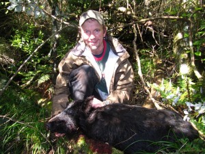 Book with www.basicinstincts.co.nz for a New Zealand Pig Hunting experience today!